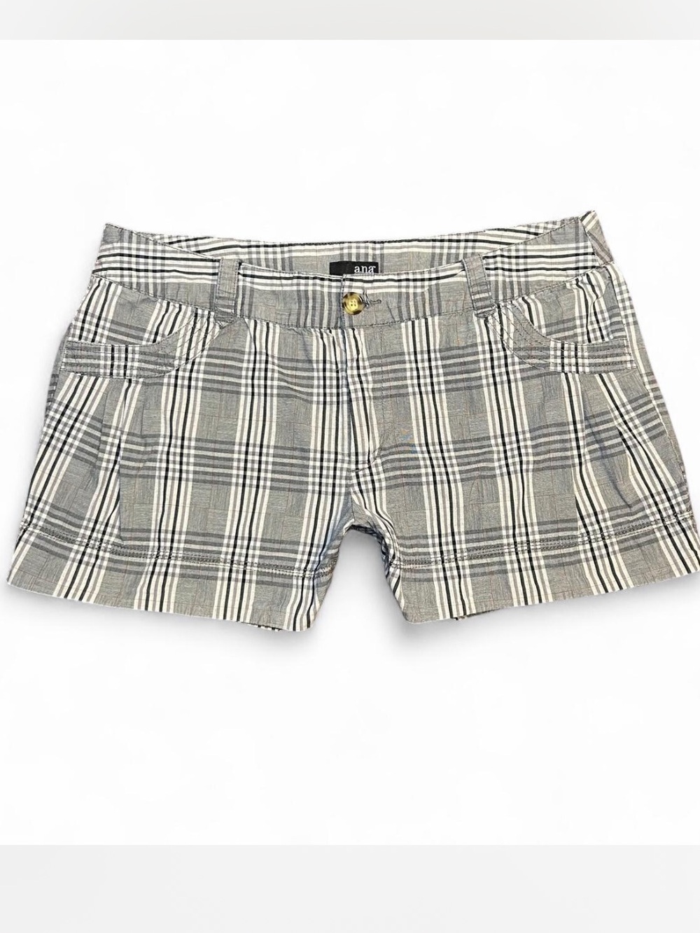 Y2K Tartan Plaid Trouser Shorts